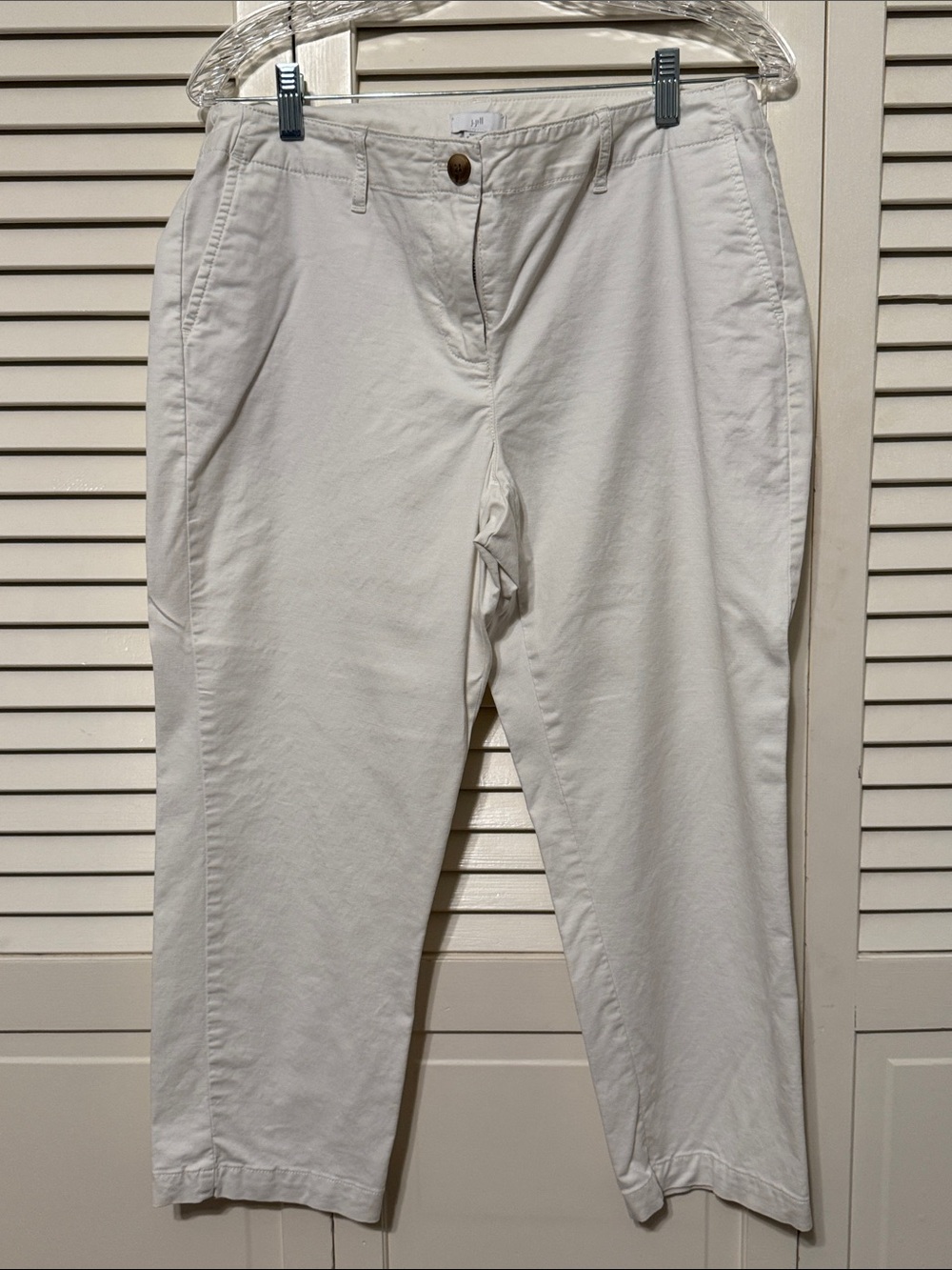 J. Jill White Cropped Ankle Pants